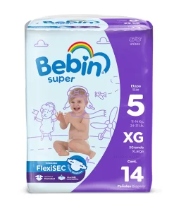 Bebin #5 Diapers 14pk X-Large