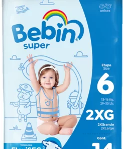 Bebin #6 Diapers 14pk XXL
