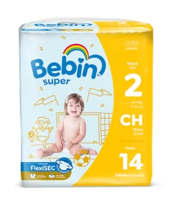 Bebin #2 Diapers 14pk Small