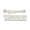 Yaki 4 Gang 220v Extension Strip