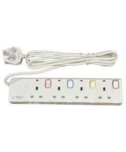 Yaki 4 Gang 220v Extension Strip