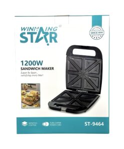 Winning Star - Sandwich Maker 1200W
