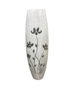 Ceramic Vase w/Stone B871