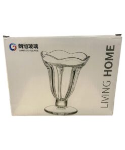 Glass Ice Cream Cup 2pcs LXBQ01