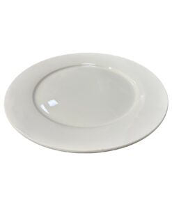 Round White Plate 12"