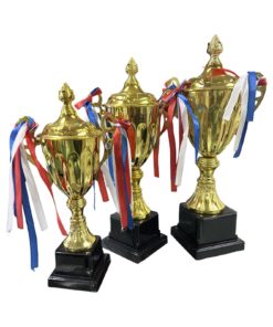 Customizable Trophy with Ribbon 180A-C